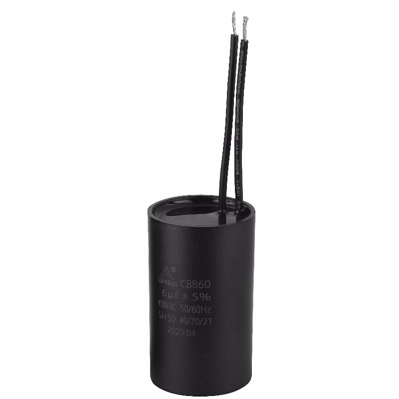 Dos cables 6uf 450v sh s0 40/70/21 CBB60 Capacitor para lavadora